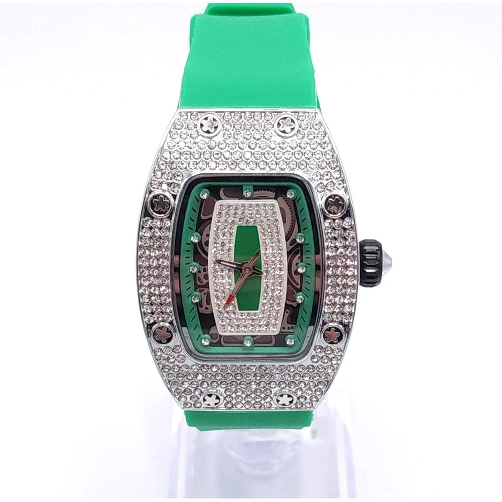 BIBI RIC006S8 Green Crystal Watch